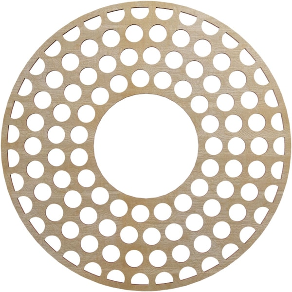 Ekena Millwork Fink Wood Fretwork Pierced Ceiling Medallion, Birch, 16"OD x 5 3/4"ID x 3/8"T CMWP16X16X0375FFBI - main